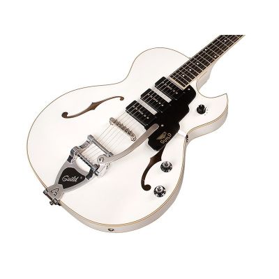 Guild Starfire I Jet 90 White Satin puente