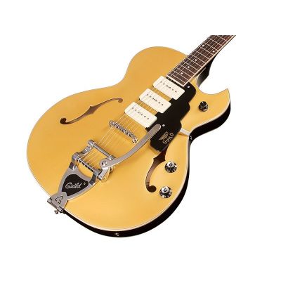 Guild Starfire I Jet 90 Gold Satin puente