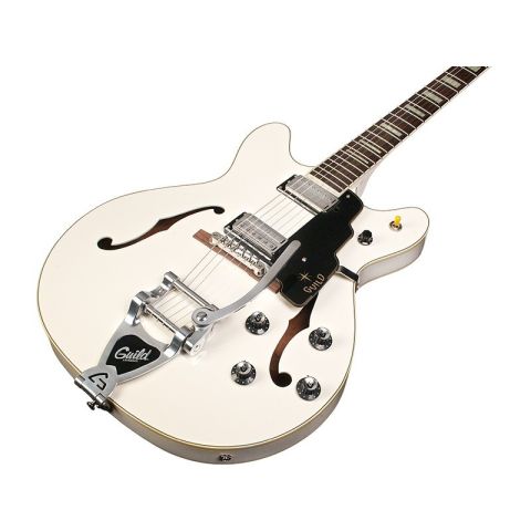 Guild Starfire V w/Bigsby Snowcrest White cuerpo
