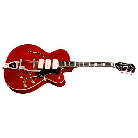 Guild X-350 Stratford Scarlet Red perfil