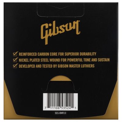 Gibson Brite Wire Reinforced Light 11-50 Juego Electrica