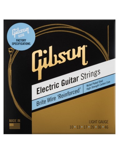 Gibson Brite Wire Reinforced Light 11-50 Juego Electrica