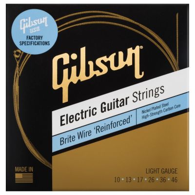 Gibson Brite Wire Reinforced Light 11-50 Juego Electrica