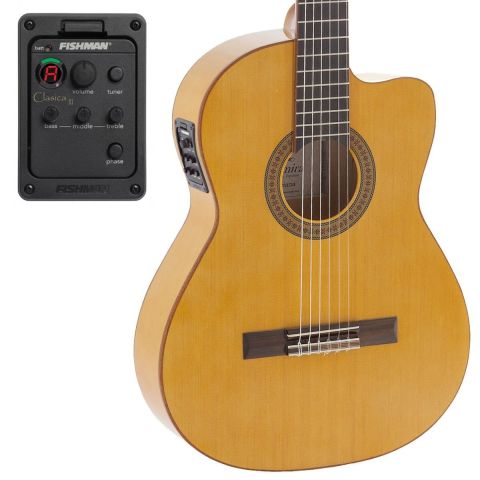 ADMIRA FLAMENCA TRIANA ELECTRIFICADA CUTAWAY FISHMAN PREVIO