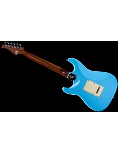 Mooer S800 Blue Guitarra eléctrica trasera
