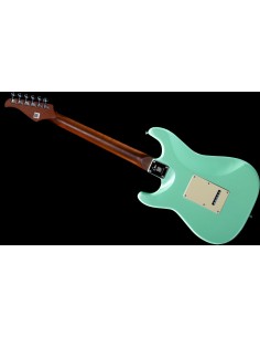 Mooer S800 Green Guitarra eléctrica trasera