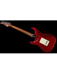 Mooer S800 Red Guitarra eléctrica trasera