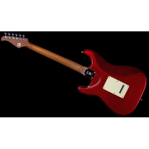 Mooer S800 Red Guitarra eléctrica trasera