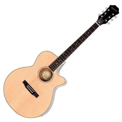 Epiphone PR-4E Pack guitarra acústica electrificada lateral