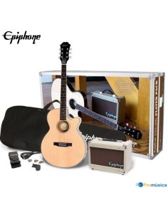Epiphone PR-4E Pack guitarra acústica electrificada