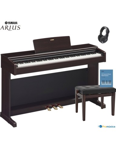Pack Yamaha YDP 165 Arius Palisandro Piano digital