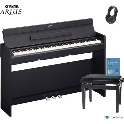 Pack Yamaha YDP S35 Arius Negro Piano digital