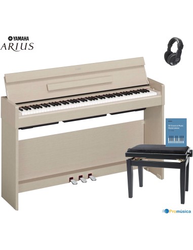 Pack Yamaha YDP S35 Arius Ceniza Piano digital
