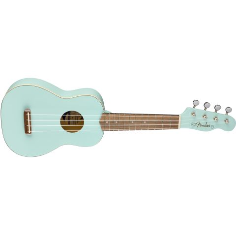 Ukelele Fender Venice Soprano, Walnut Fingerboard, Daphne Blue