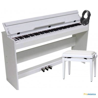 Pack ProKeys S-65 Blanco Pulido Piano