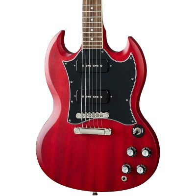 Epiphone SG Classic Worn Cherry con P90