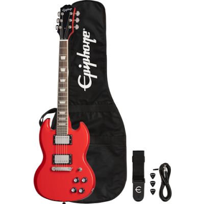 Pack Epiphone Power Player SG Lava Red