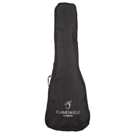 Guitalele flamneco con golepador y funda. Admira Flamenkele. Guitarra flamenca de viaje