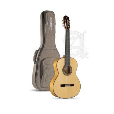 Alhambra 7Fc Flamenca Ciprés Macizo + Funda Alhambra 25 mm