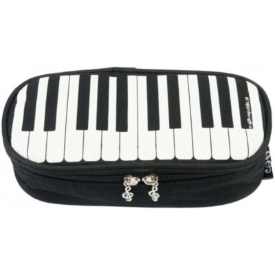 Estuche Escolar Lujo Teclado Agifty P-1019 Negro