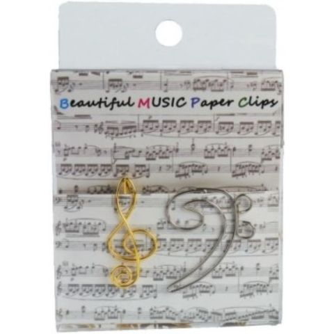 Pack 12 Clips Clave De Sol y Fa...