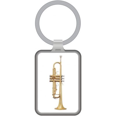 Llavero Trompeta Agifty K-1058 Blanco