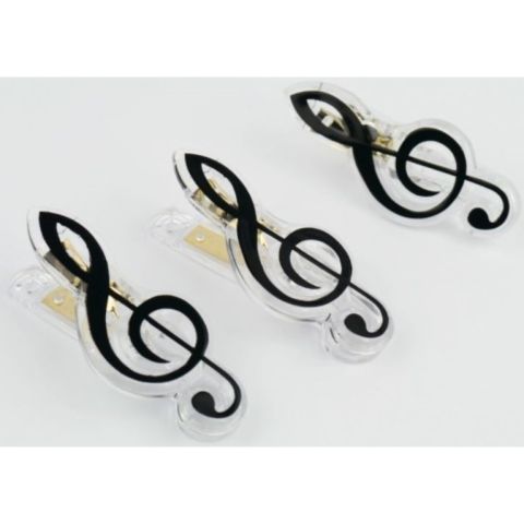 Clip Clave De Sol Agifty C-1064 Negro...