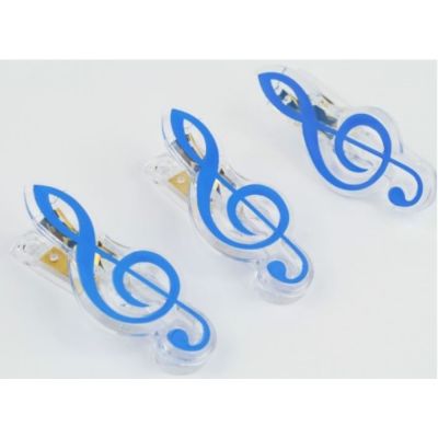 Clip Clave De Sol Agifty C-1007 Azul 7cm ( unidad )