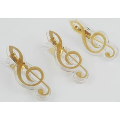 Clip Clave De Sol Agifty C-1065 Dorado 7cm ( unidad )