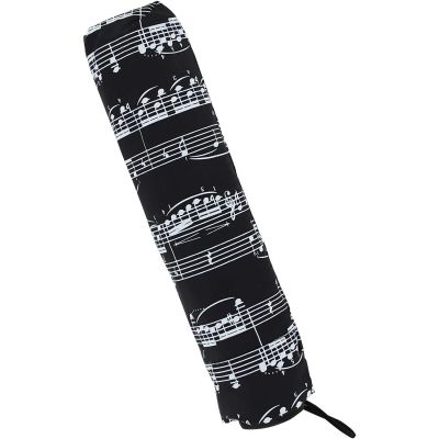 Mini Paraguas Plegable Notas Agifty U-2002 Blanco y Negro 2