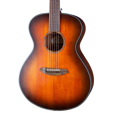 Breedlove Discovery S Concert Satin Bourbon HB European Spruce-African mahogany