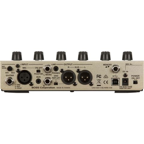 Boss VE-8 Acoustic Singer TRASERA