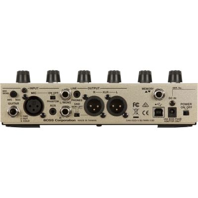 Boss VE-8 Acoustic Singer TRASERA
