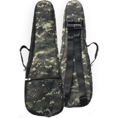 Woodi USA WUC-21-CM Funda Ukelele Soprano Camuflaje
