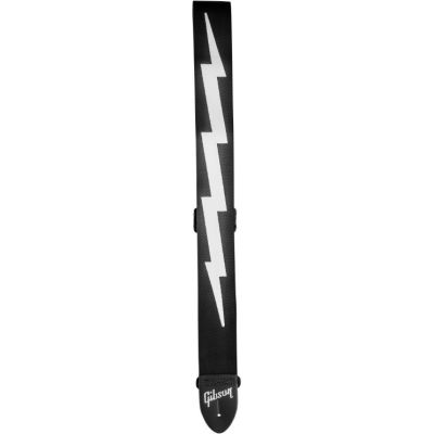 Gibson correa guitarra The Lightning Bolt Seatbelt logo ASGSBL-10