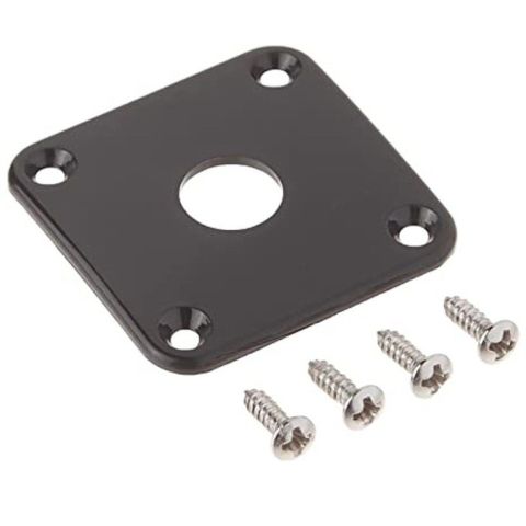 Gibson plastico entrada Jack (negro) PRJP-010