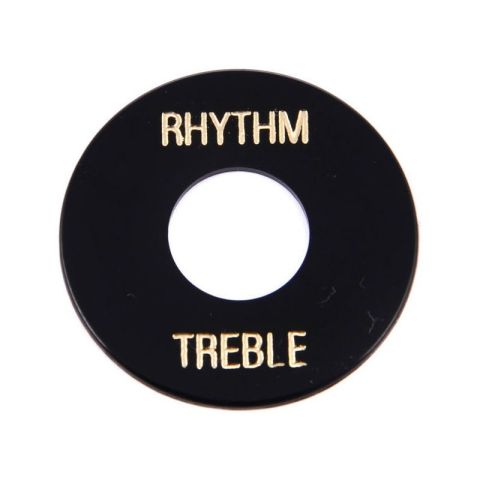 Gibson Toggle Switch Washer (Black, Gold Imprint) PRWA-010