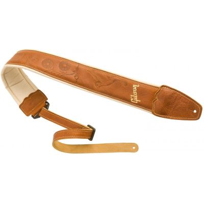 Gibson Montana Correa cuero acolchada ASAC-TAN