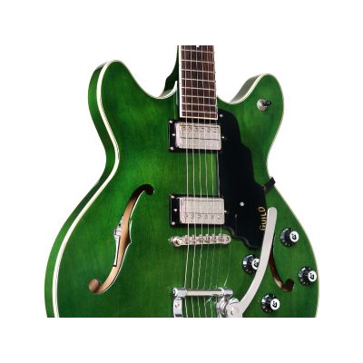 GUILD Starfire I DC with Guild Vibrato Tailpiece Emerald Green