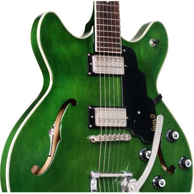 GUILD Starfire I DC with Guild Vibrato Tailpiece Emerald Green