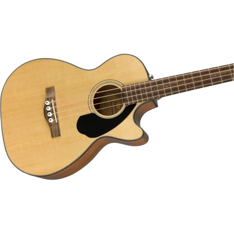 Fender CB-60SCE Bass, Laurel Fingerboard, Natural