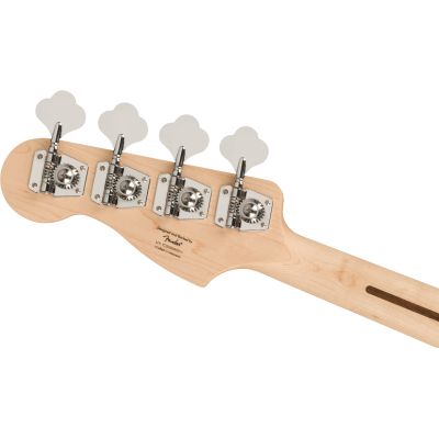 Squier Affinity Series™ Precision Bass® PJ, diapasón de arce, golpeador negro, blanco olímpico
