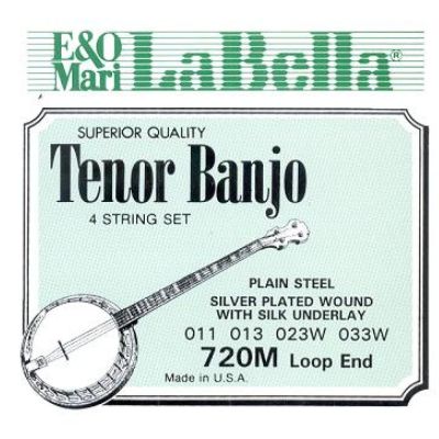 Juego Banjo Tenor La Bella 720-M