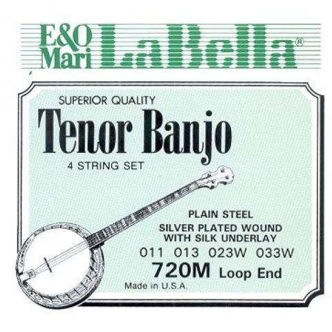 Juego Banjo Tenor La Bella 720-M