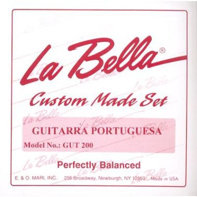 Juego Guitarra Portuguesa La Bella GUT-200