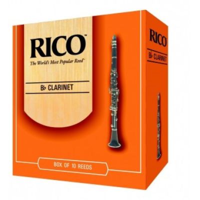 Caja 10 Cañas Clarinete Rico 1½