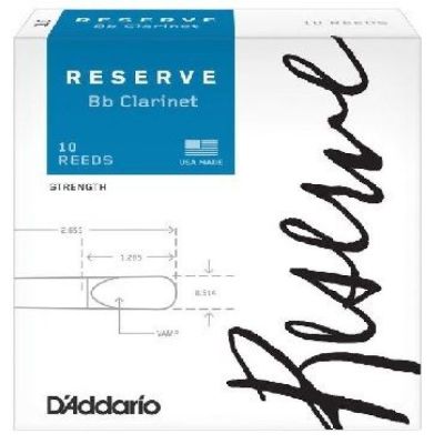 Caja 10 Cañas Clarinete Rico Reserve 2½