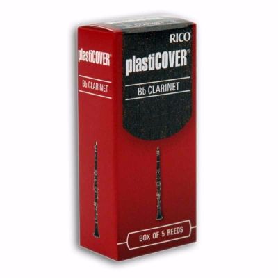 Caja 5 Cañas Clarinete Rico Plasticover 3½