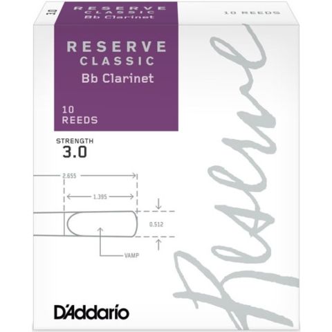 Caja 10 Cañas Clarinete Classic Rico...