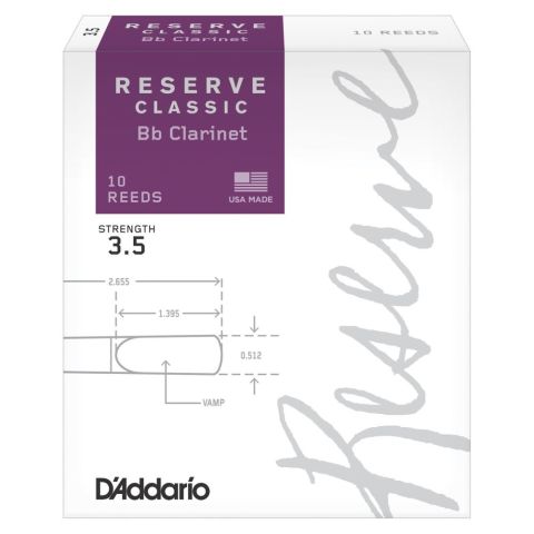 Caja 10 Cañas Clarinete Classic Rico...